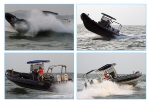 9.5米 小型充氣橡皮艇/釣魚(yú)船